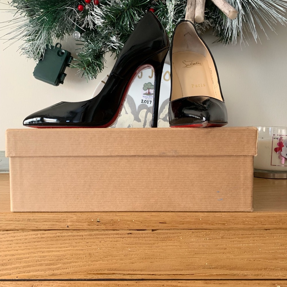 CHRISTIAN LOUBOUTIN Pigalle Patent Leather Pumps